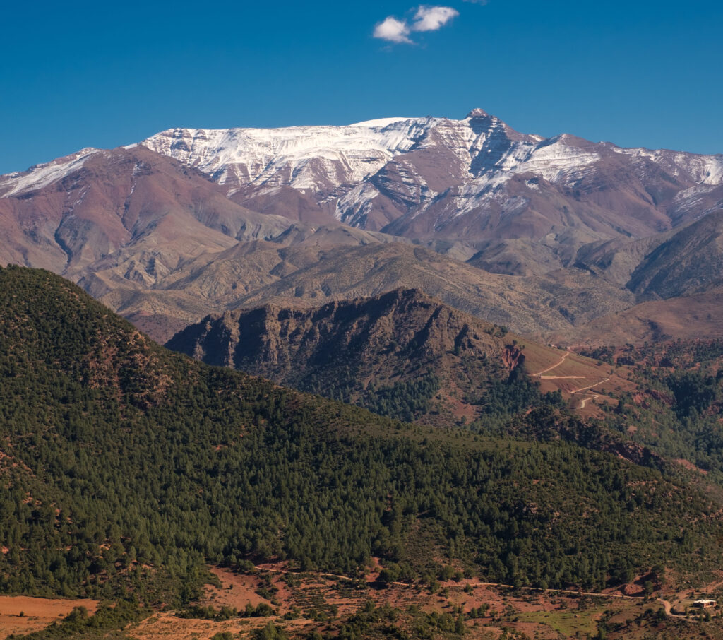 morocco the high atlas mountain range view 2023 11 27 04 53 10 utc