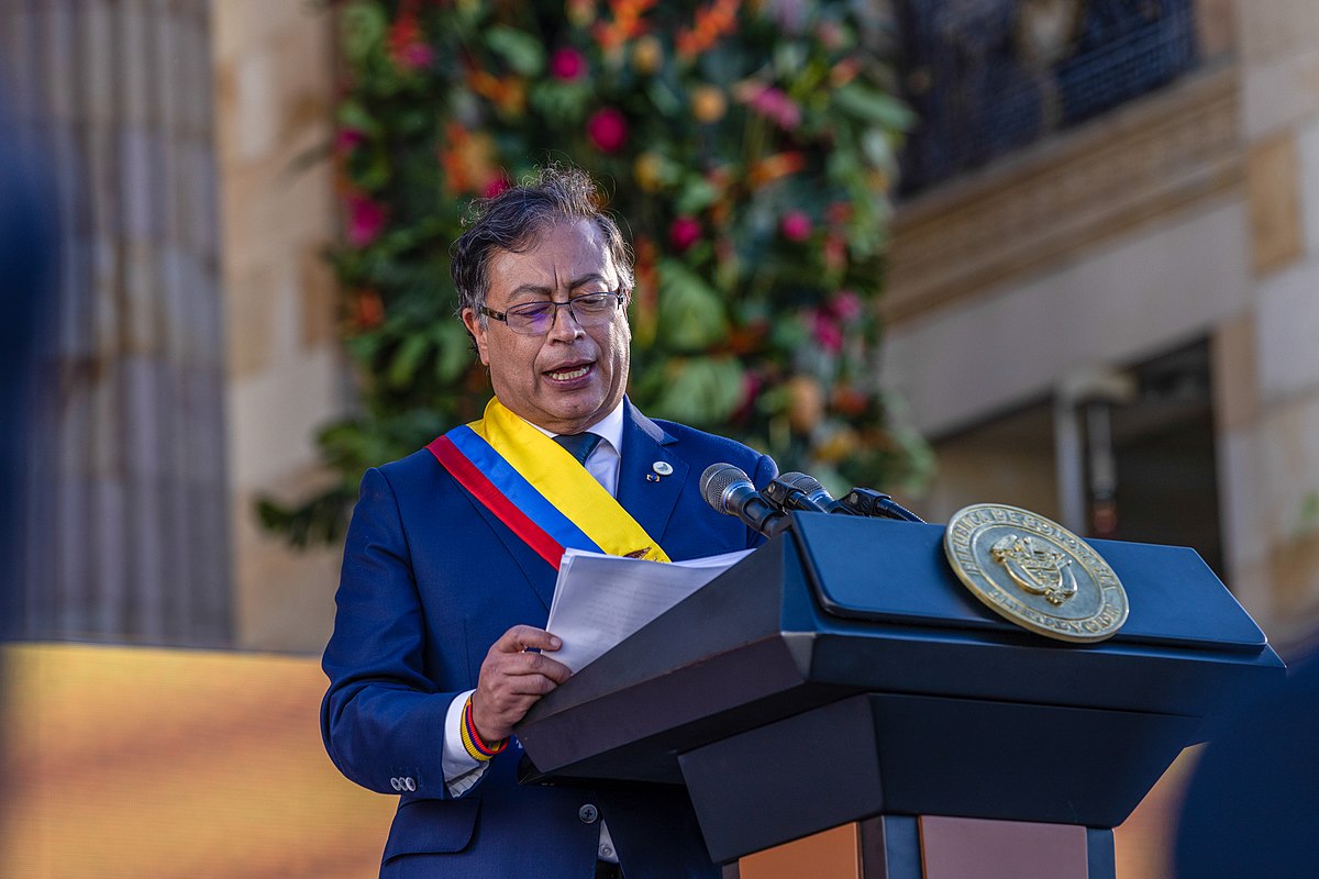 الرئيس الكولومبي،غوستافو بيترو