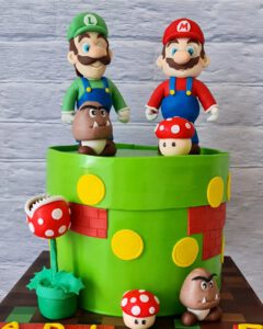 كعكة "سوبر ماريو" لعيد ميلاد أحد الأطفال- من صفحة feedbake على إنستغرام