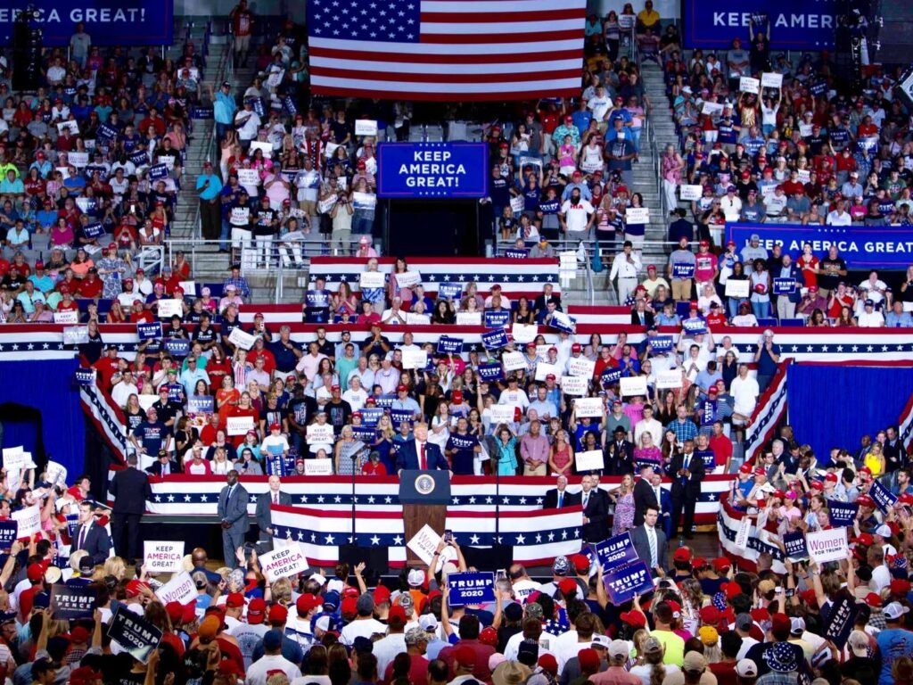 Trump MAGA rally in Greenville 1